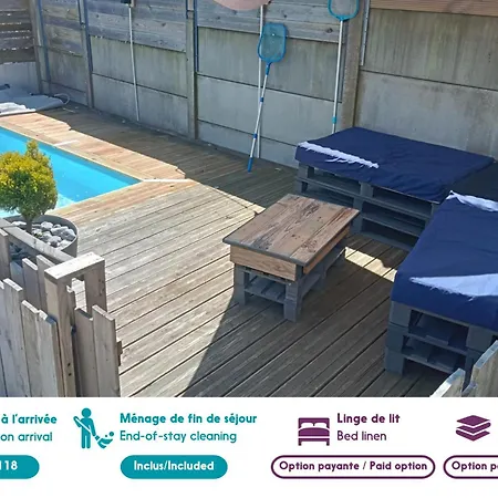 A 300m De La Maison - Jardin - Piscine Pour 4 Сasa de vacaciones *